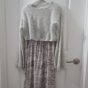 Anthropologie two piece dress